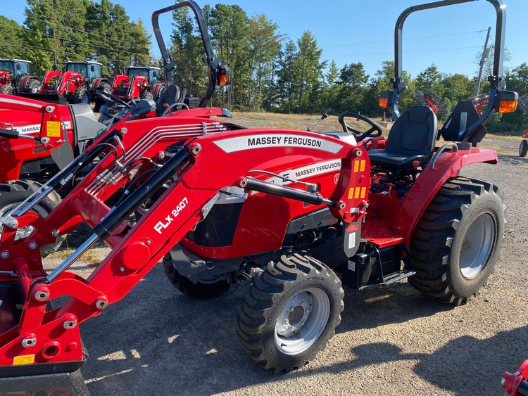 New Massey Ferguson 1840E Platform Tractor W/FLx2407 Loader